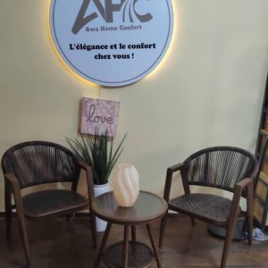 Ensemble tête à tête en bois
